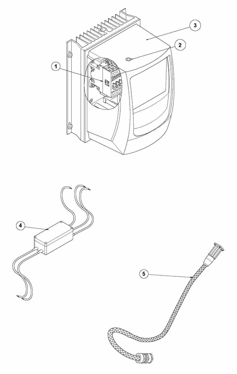 HTC 270 EG Power Unit Assembly Parts by Husqvarna