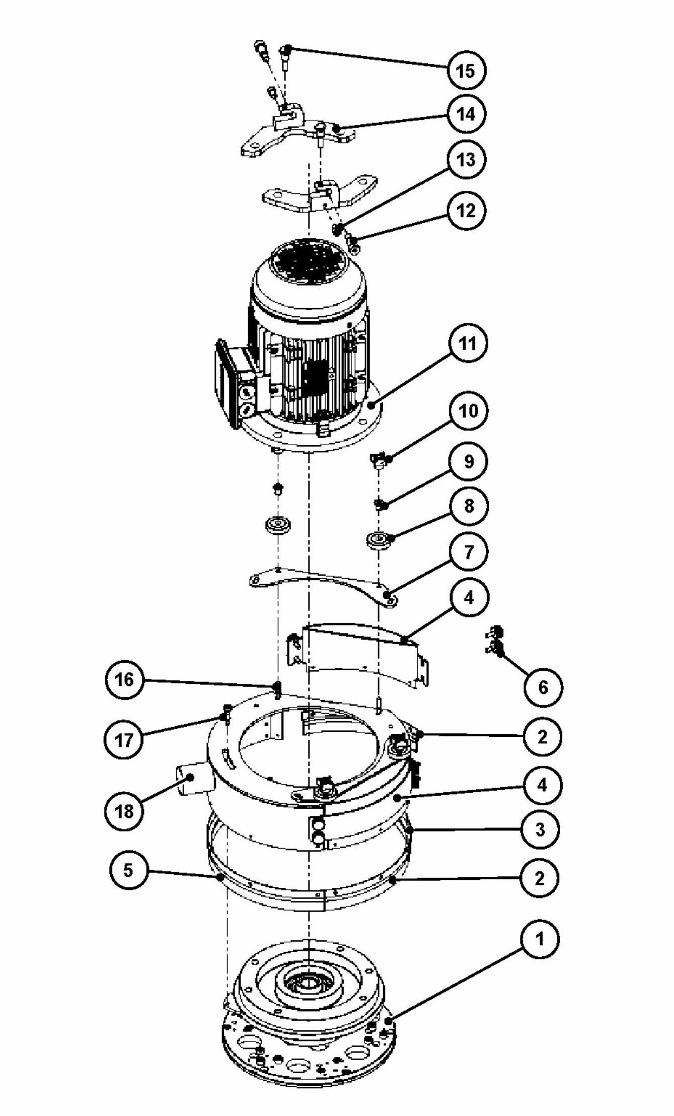 BG 300 E Grinding Head Unit Assembly Parts by Husqvarna