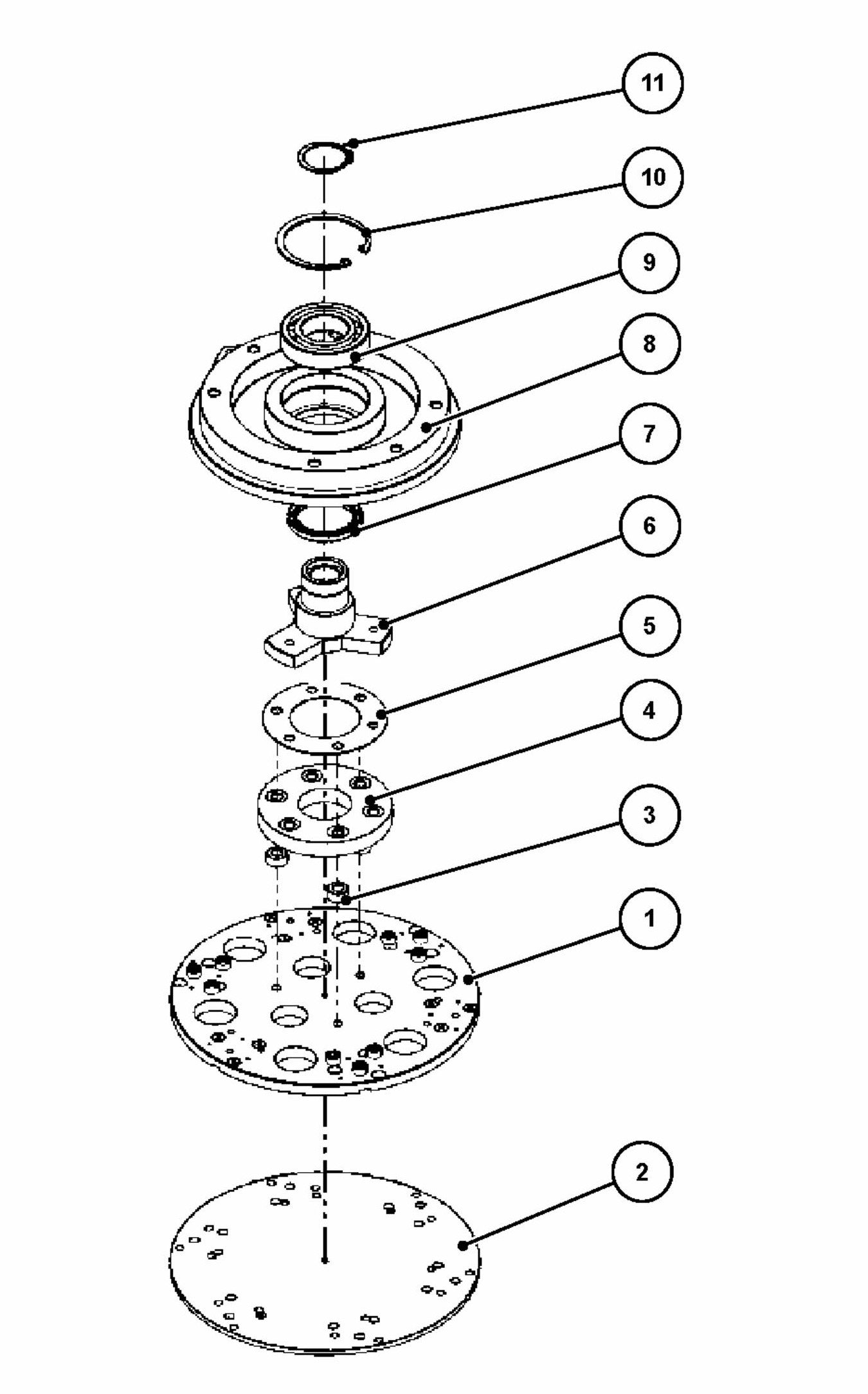 BG 300 E Grinder Disc Unit Assembly Parts by Husqvarna