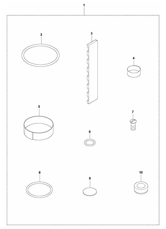 AY 57 SN 481 Service Kit Assembly Parts by Husqvarna