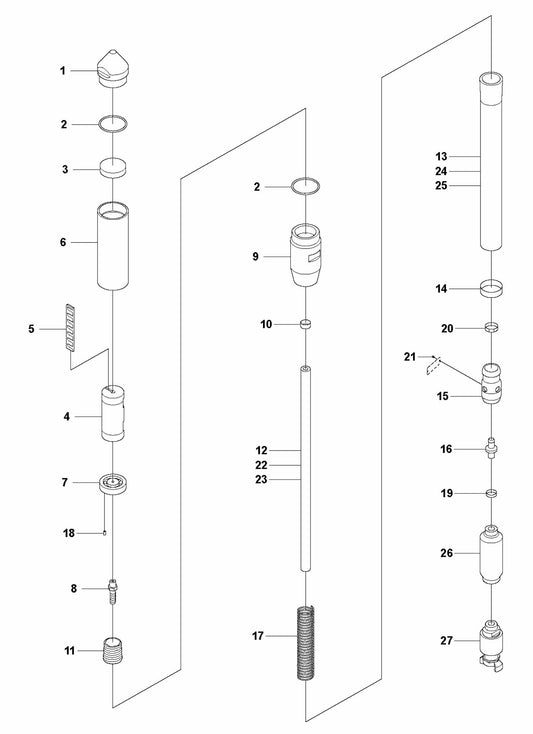 AY 77 SN 967 Complete Product Assembly Parts by Husqvarna