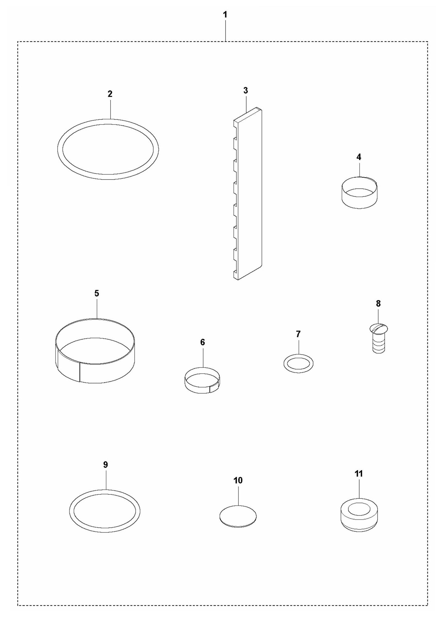 AY 77 SN 967 Service Kit Assembly Parts by Husqvarna