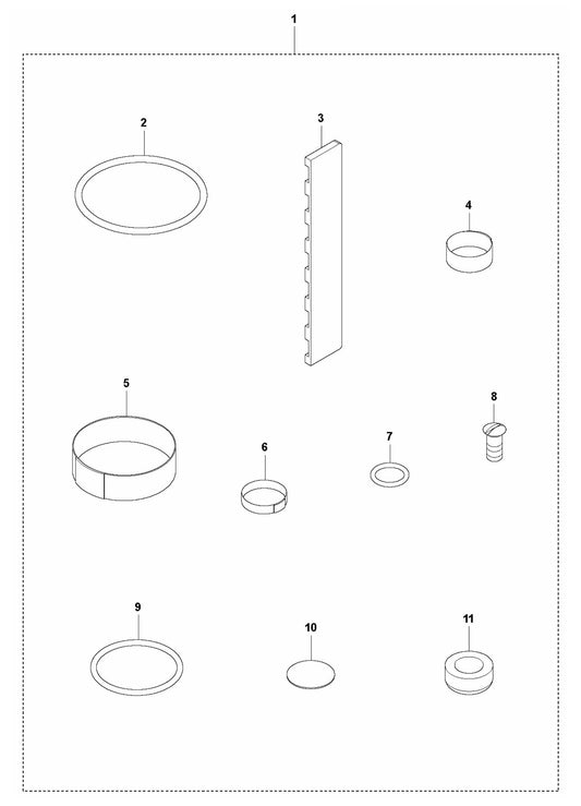 AY 77 SN 967 Service Kit Assembly Parts by Husqvarna
