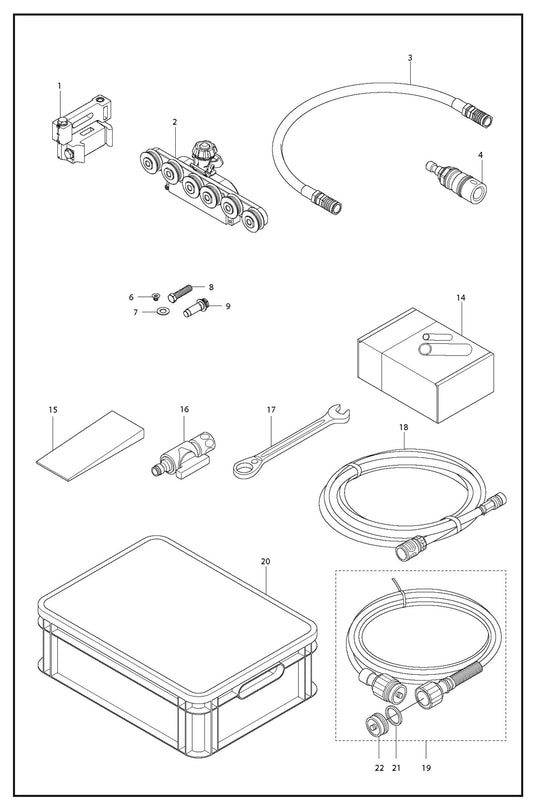Accessories Parts For WS  220 By Husqvarna
