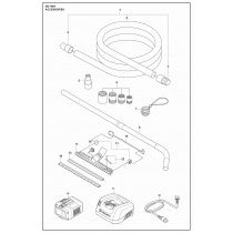 Accessories Parts For DE 110i H Dust Extractor By Husqvarna