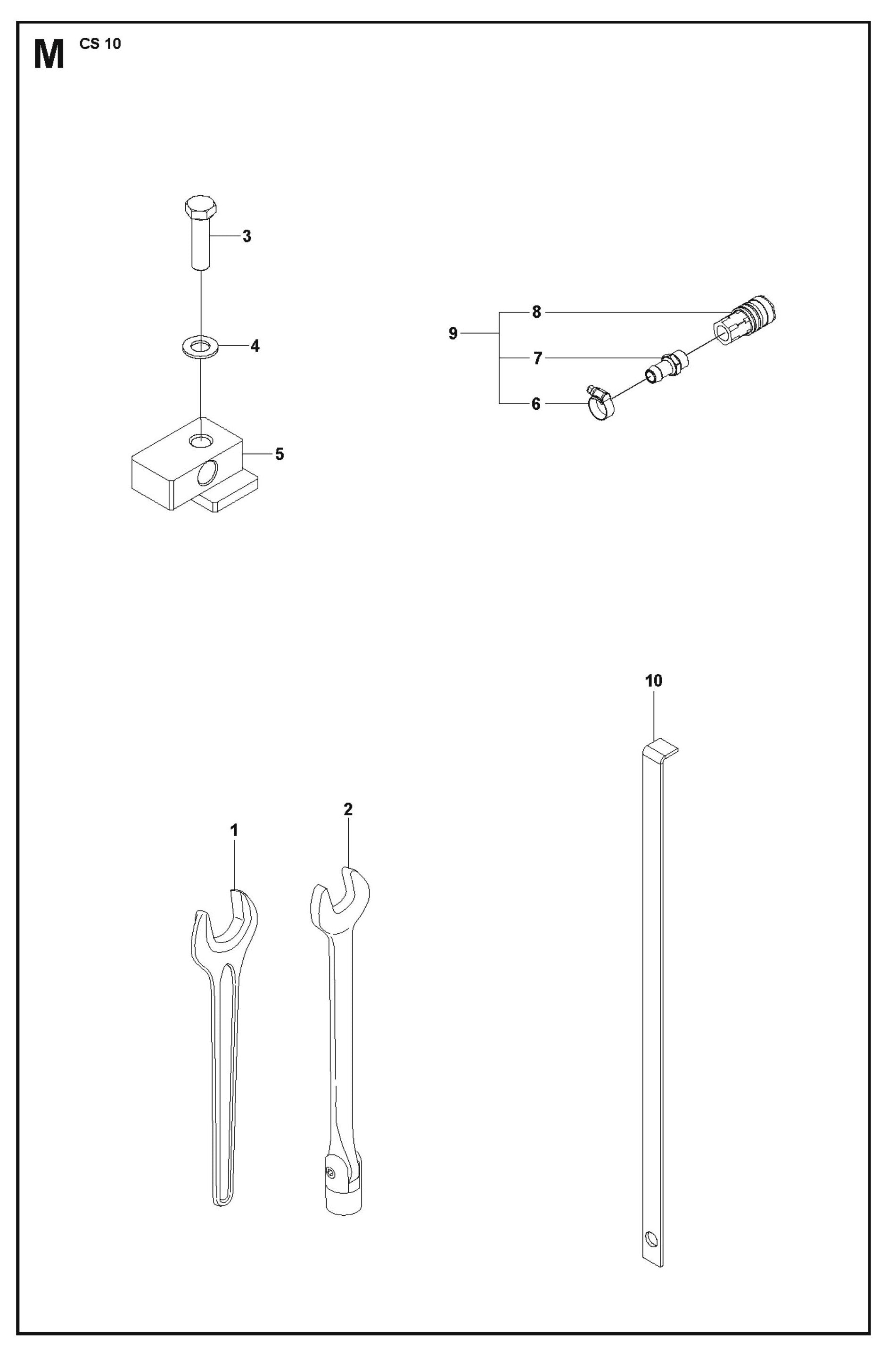 Accessories Parts For CS 10 Wire Saw By husqvarna