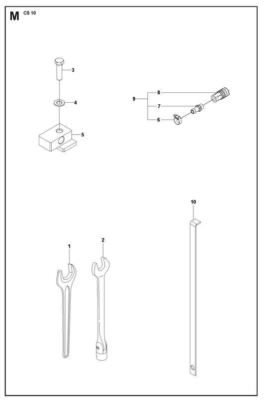 Accessories Parts For CS 10 Wire Saw By husqvarna