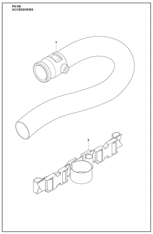 Accessories Parts For PG 540 By Husqvarna