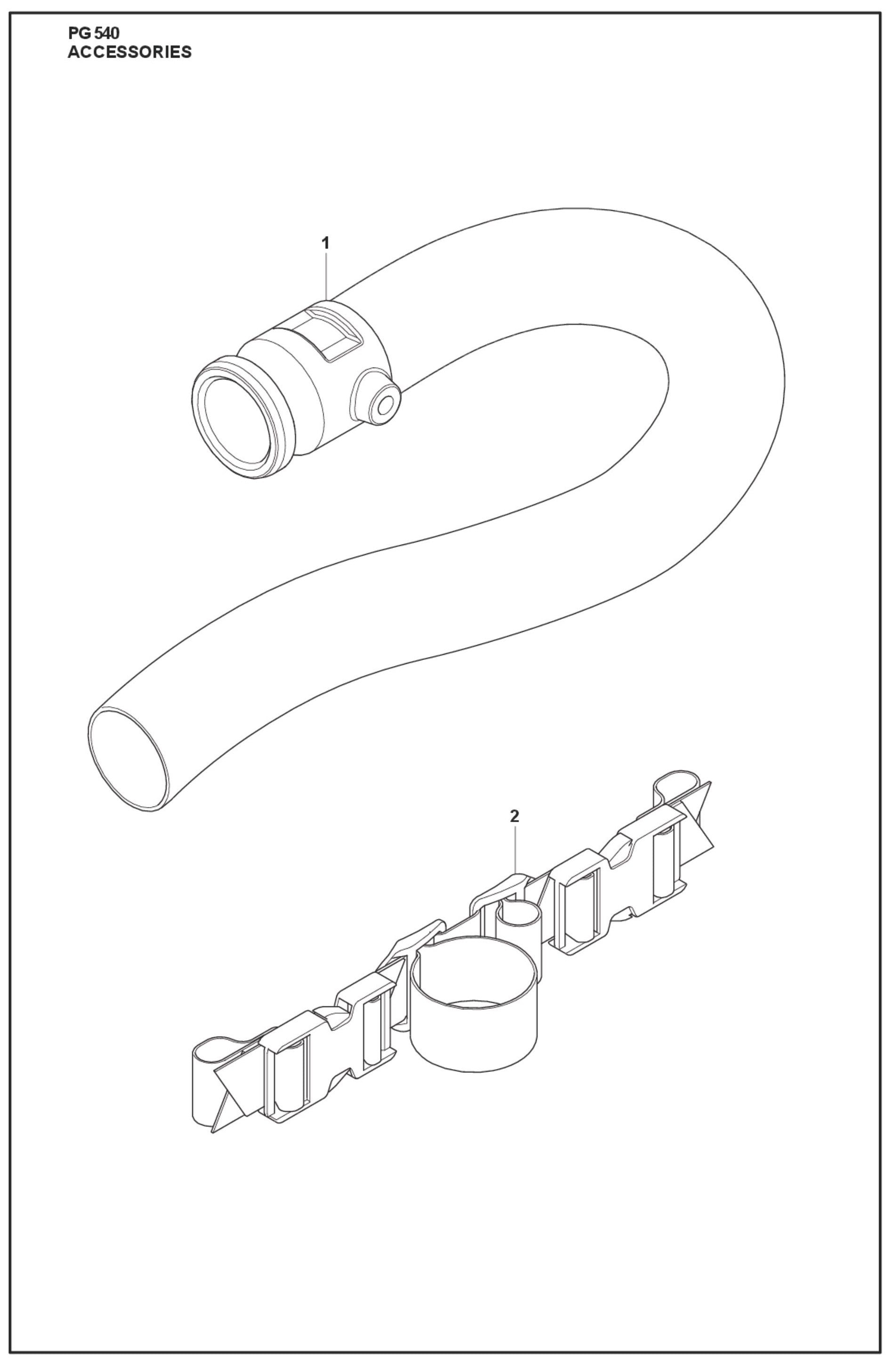 Accessories Parts For PG 540 2.2 kW By Husqvarna