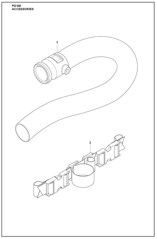 Accessories Parts For PG 540 2.2 kW By Husqvarna