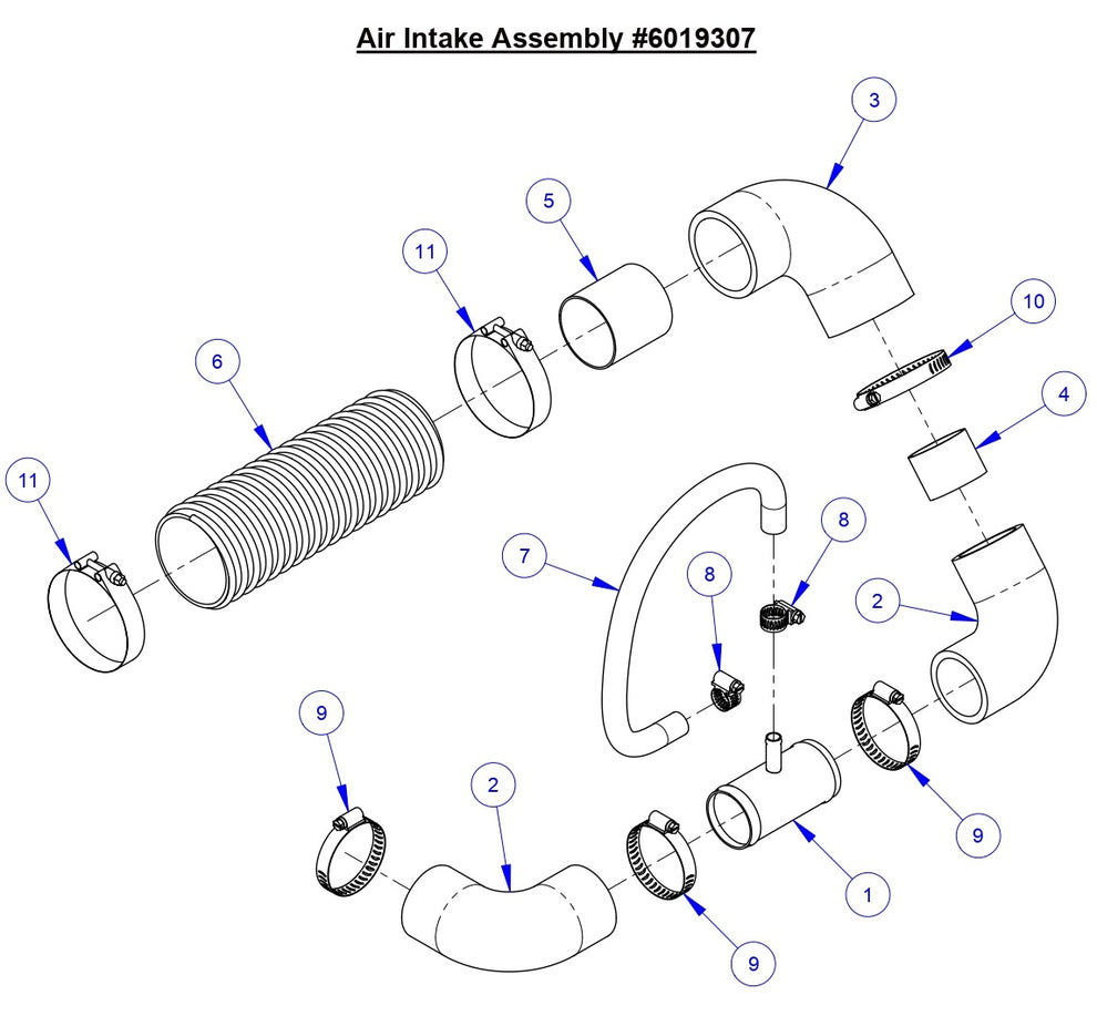 CC6561 Air Intake Assembly