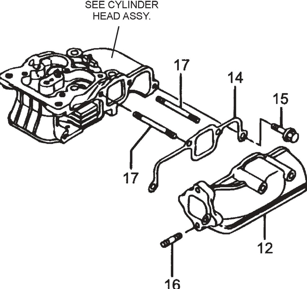 MT76D2 Yanmarl-48V6 Engine Air Cleaner Assembly Parts