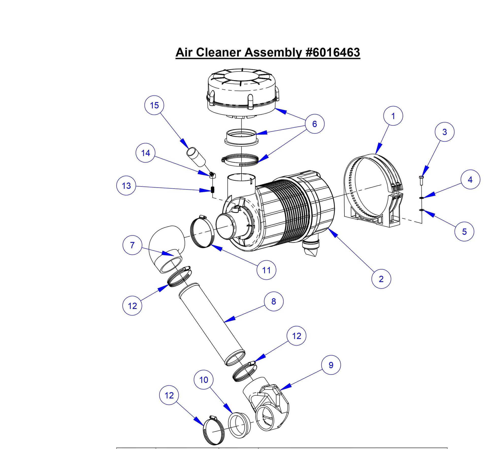 CC8574DD Air Cleaner Assembly 