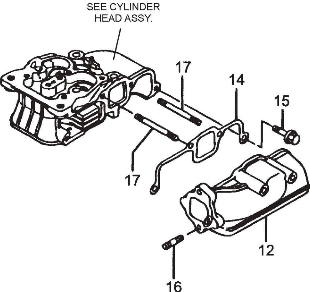 MT86D2 Yanmarld-48V6 Engine Air Cleaner Assembly Parts