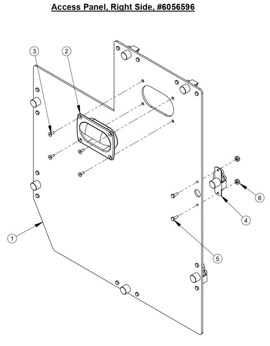 CC5555GK Access Panel, Right Side