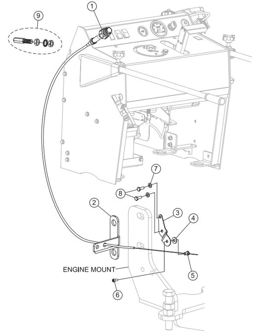 Throttle Control Assembly Parts-PS403016, PS403020, PS403026, PS403030 DEUTZ F2L2011 DIESEL ENGINE