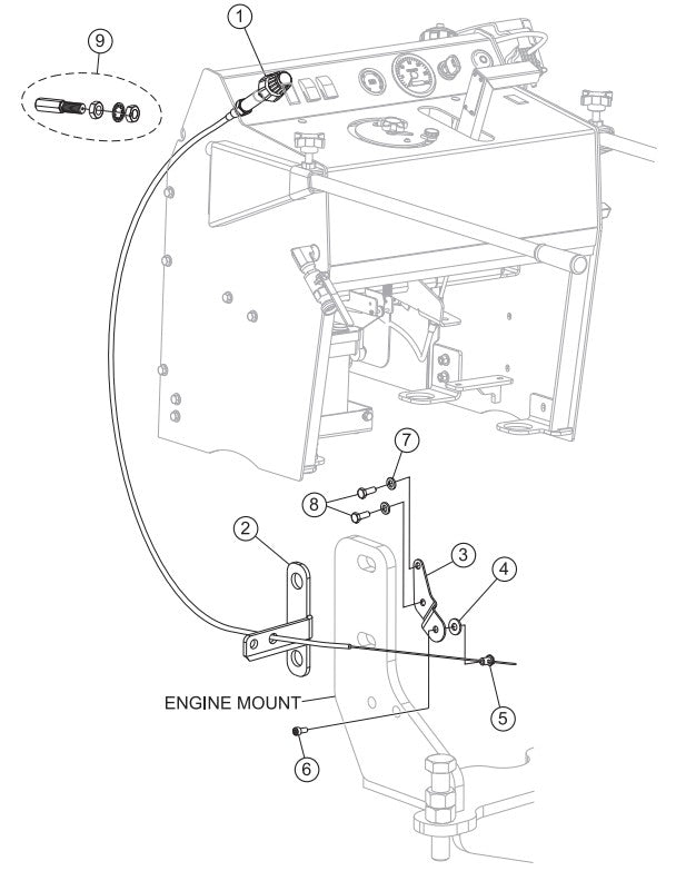 Throttle Control Assembly Parts-PS403016, PS403020, PS403026, PS403030 DEUTZ F2L2011 DIESEL ENGINE