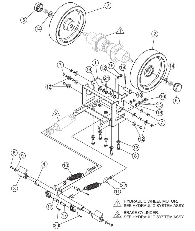 Wheel Drive Assembly Parts-PS403016, PS403020, PS403026, PS403030 DEUTZ F2L2011 DIESEL ENGINE