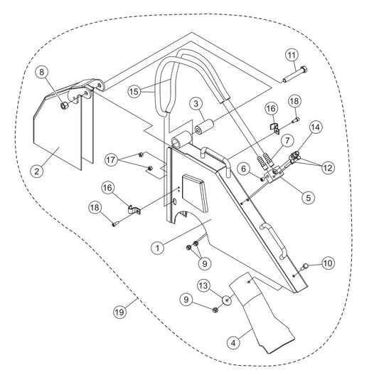 16", 20", 26" Blade Guard Assembly Parts-PS403016, PS403020, PS403026, PS403030 DEUTZ F2L2011 DIESEL ENGINE