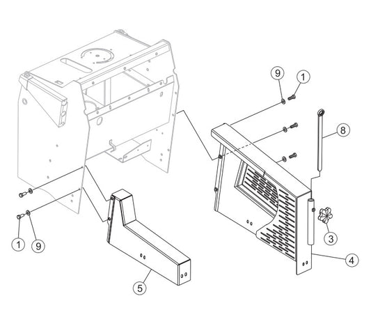 Belt and Engine Guards Assembly Parts-PS403016, PS403020, PS403026, PS403030 DEUTZ F2L2011 DIESEL ENGINE