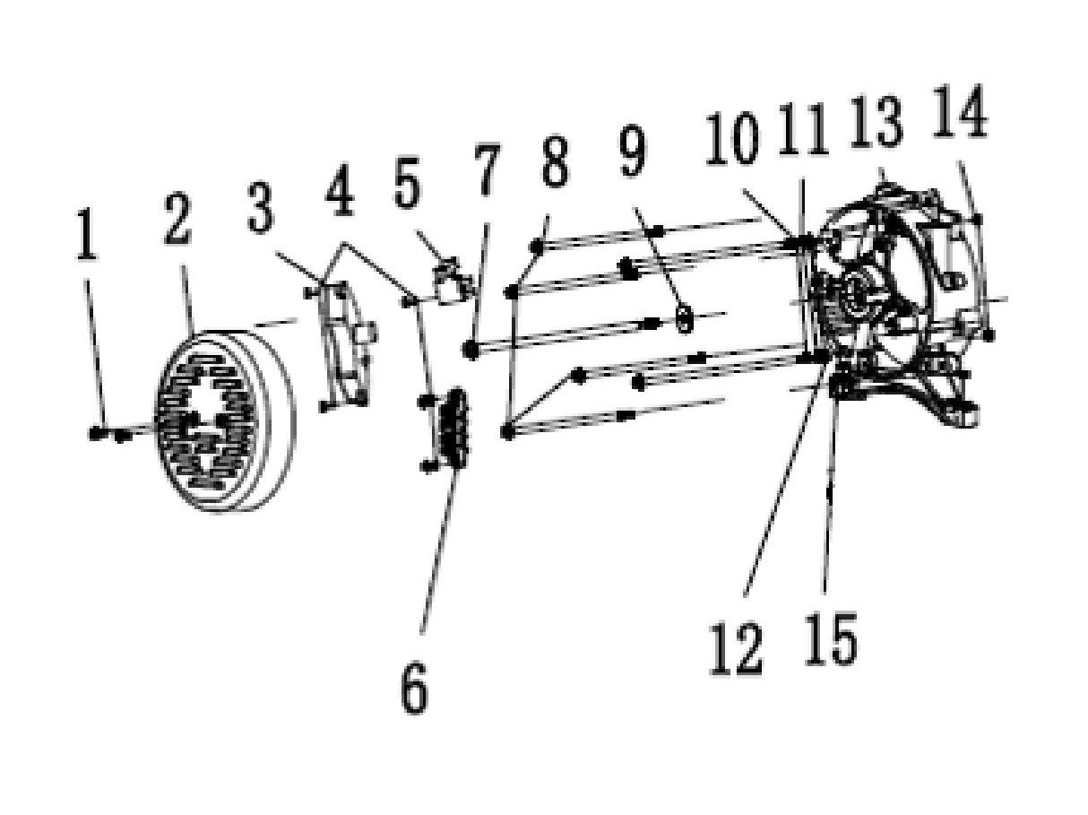 BE12000ES Generator Alternator Assembly Parts by BE Power Equipment