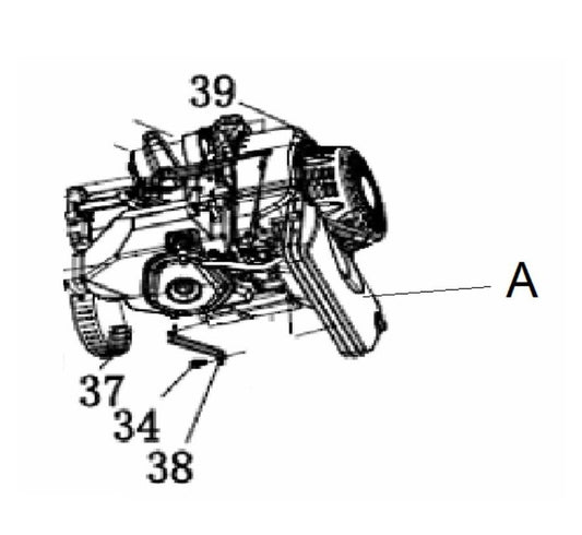 BE12000ES Generator Air Filter Assembly Parts by BE Power Equipment
