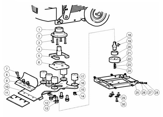 BS 110 Cutting Head Assembly Parts by Husqvarna