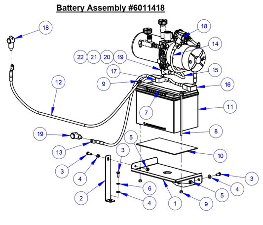 CC3538 JK Battery Assembly