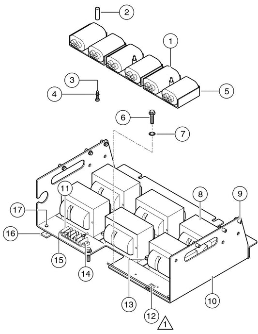 Ballast Assembly Parts For MLT25 Light Tower By Multiquip