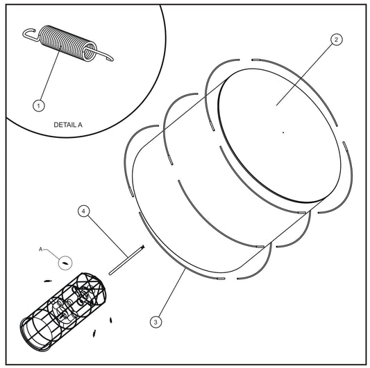 Balloon Light Assembly Group Parts for Maxi-Lite II and Night-Lite Pro II Units by Allmand