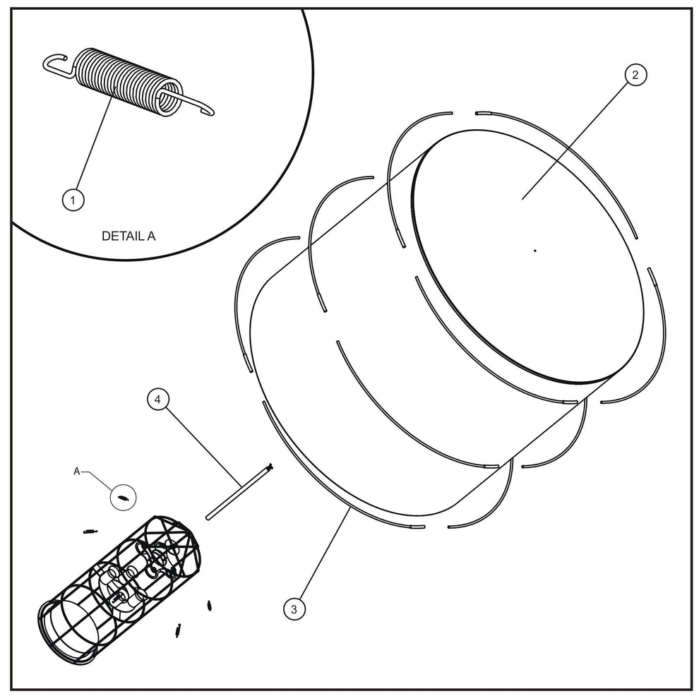 Balloon Light Assembly Group Parts for Maxi-Lite II and Night-Lite Pro II Units by Allmand