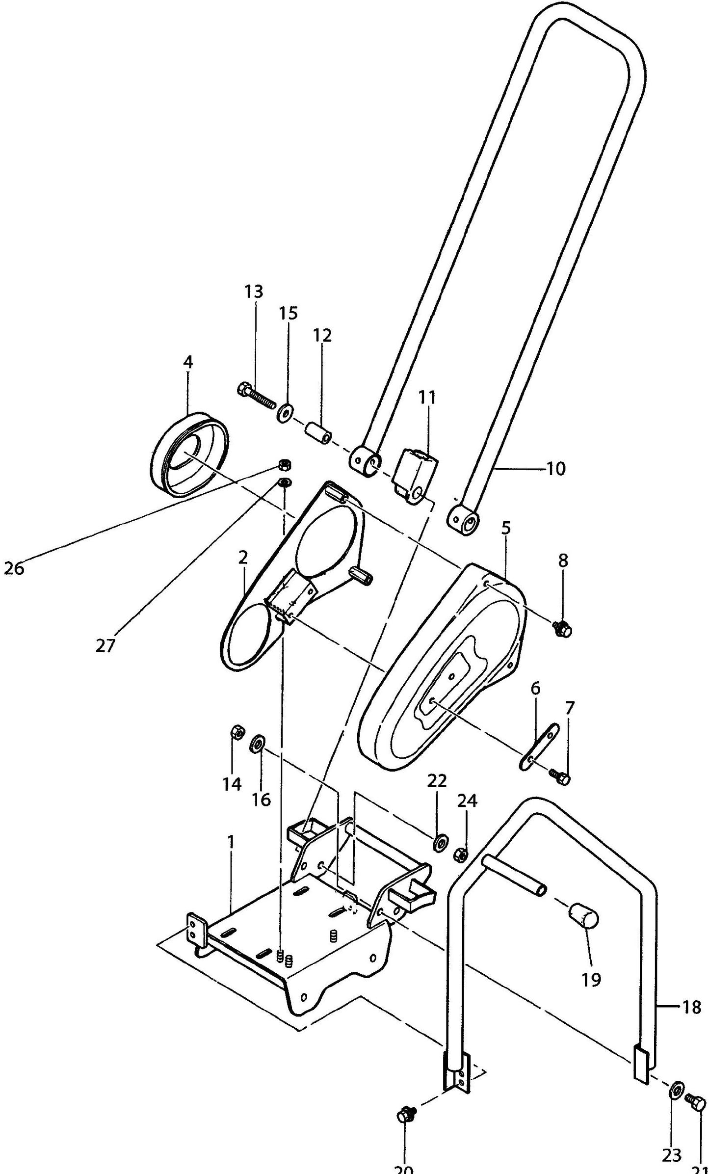 MVC40G Base And Handle Assembly Parts