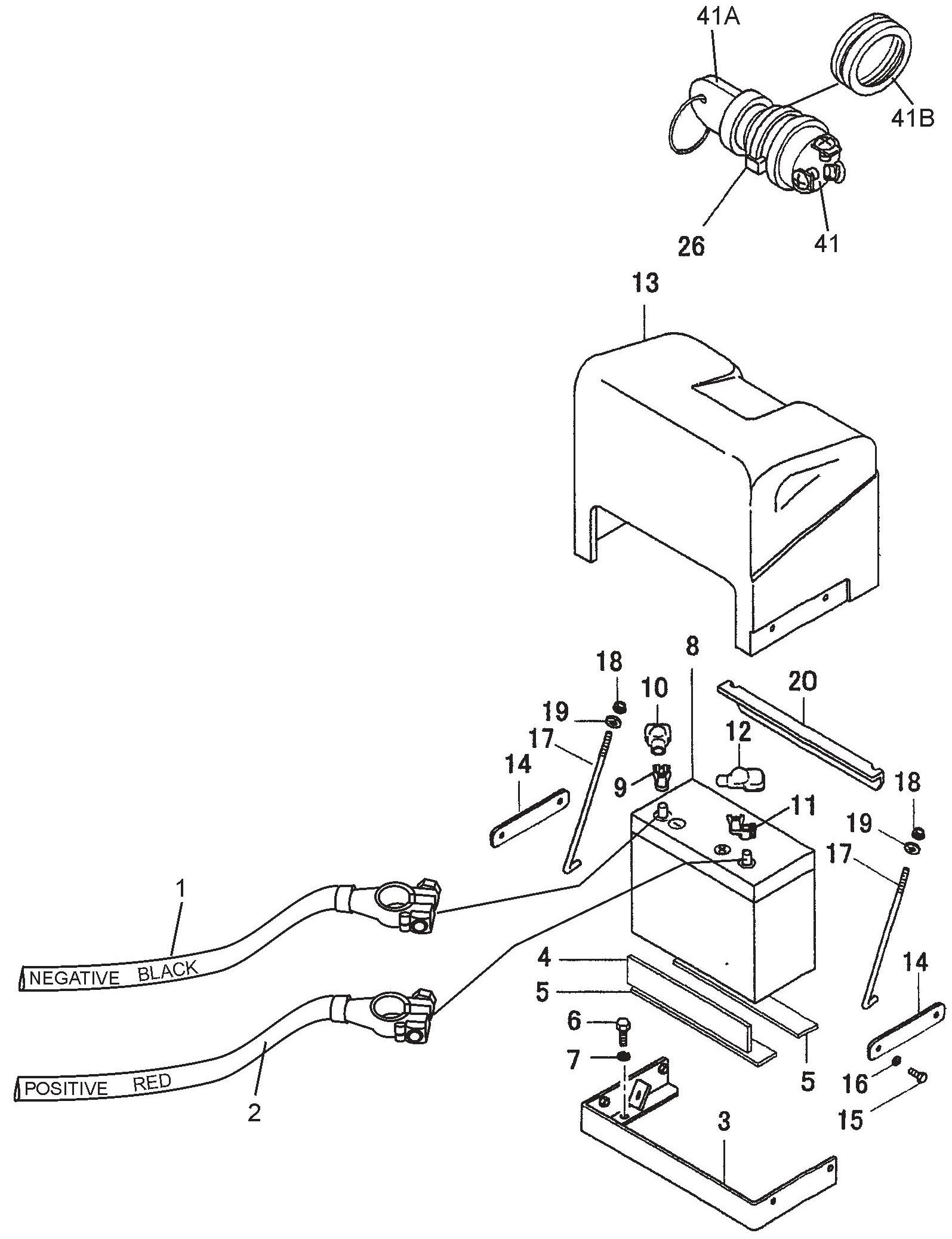 MVH306D Battery (Optional)  Assembly Parts
