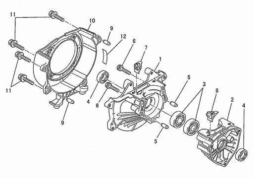 BCM2310 Crankcase Assembly Parts