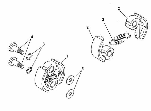 BCM2310 Clutch System Assembly Parts