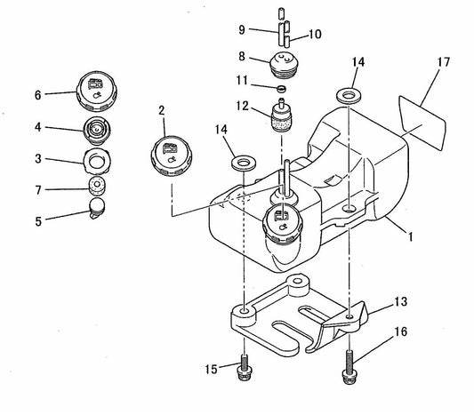 BCM2310 Fuel Tank System Assembly Parts
