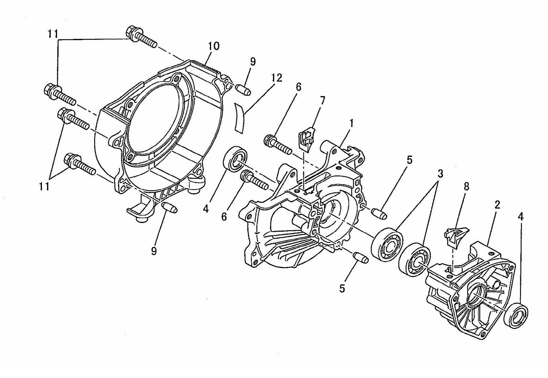 BCM2600 Crankcase Assembly Parts