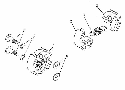 BCM2600 Clutch Assembly Parts