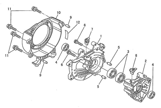 BCM3310 Crankcase Assembly Parts