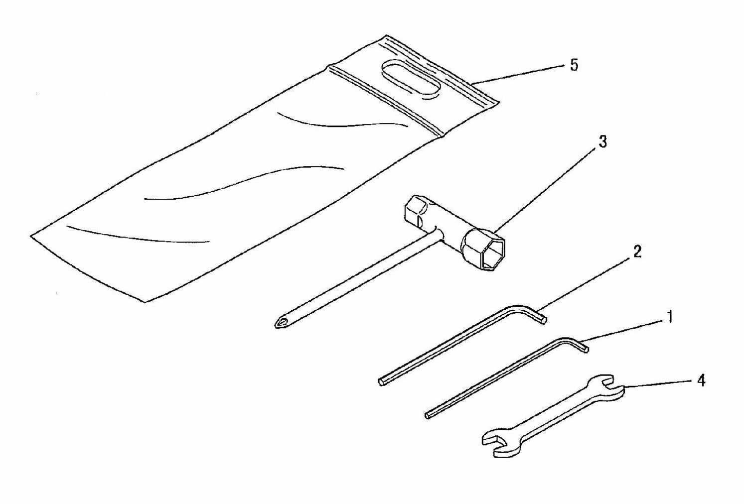 BCM3310 Tool Set Assembly Parts