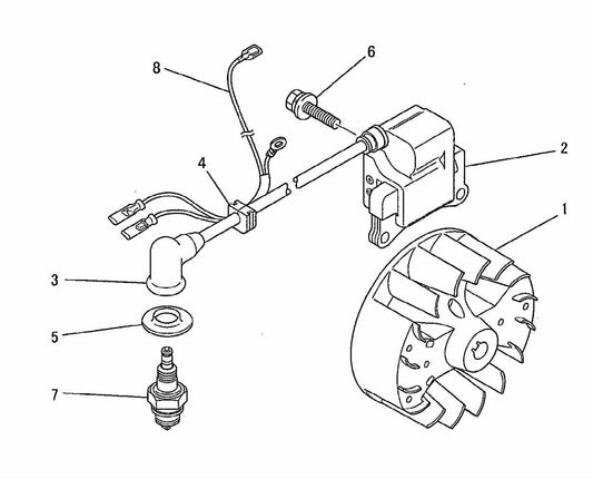 BCM3310 Flywheel And Magneto System Assembly Parts