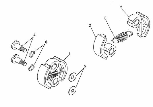 BCM3310 Clutch Assembly Parts
