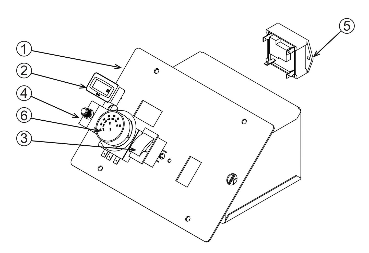BE HW3524HG12V Pressure Washer Control Panel Box Assembly Parts by BE Power Equipment
