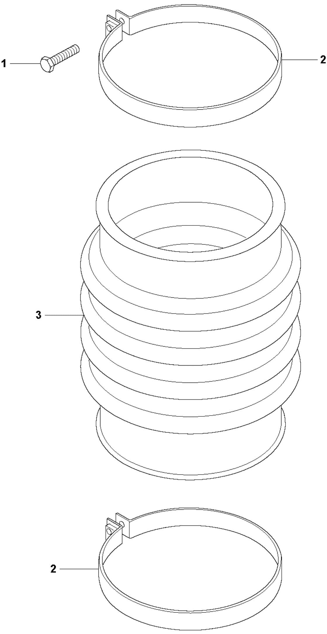 Repair Kit Bellows Assembly Parts For LT6005 Compaction Rammer By Husqvarna