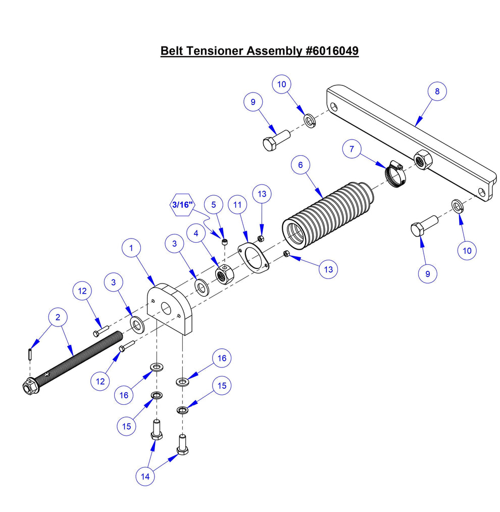 CC9074DK Belt Tensioner Assembly 