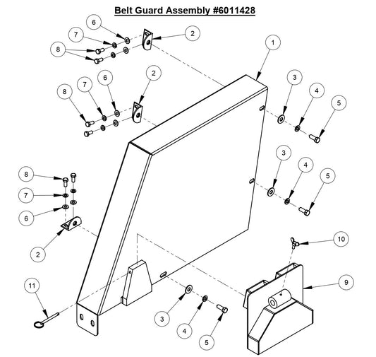 CC3535 Belt Guard Assembly