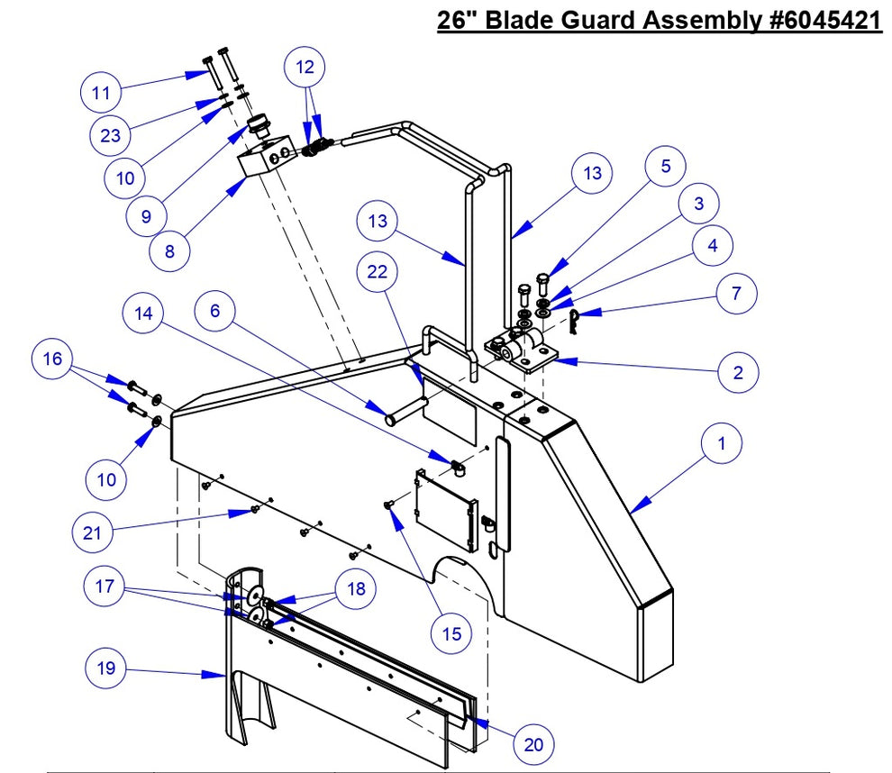 CC5555GK 26" Blade Guard Assembly