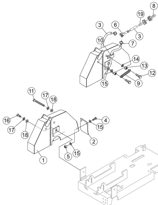 SP2S20H Blade Guard Assembly Parts