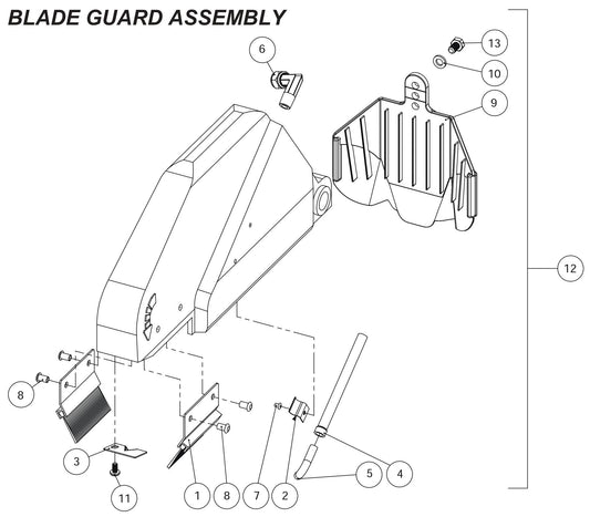 CC1000T Blade Guard Assembly