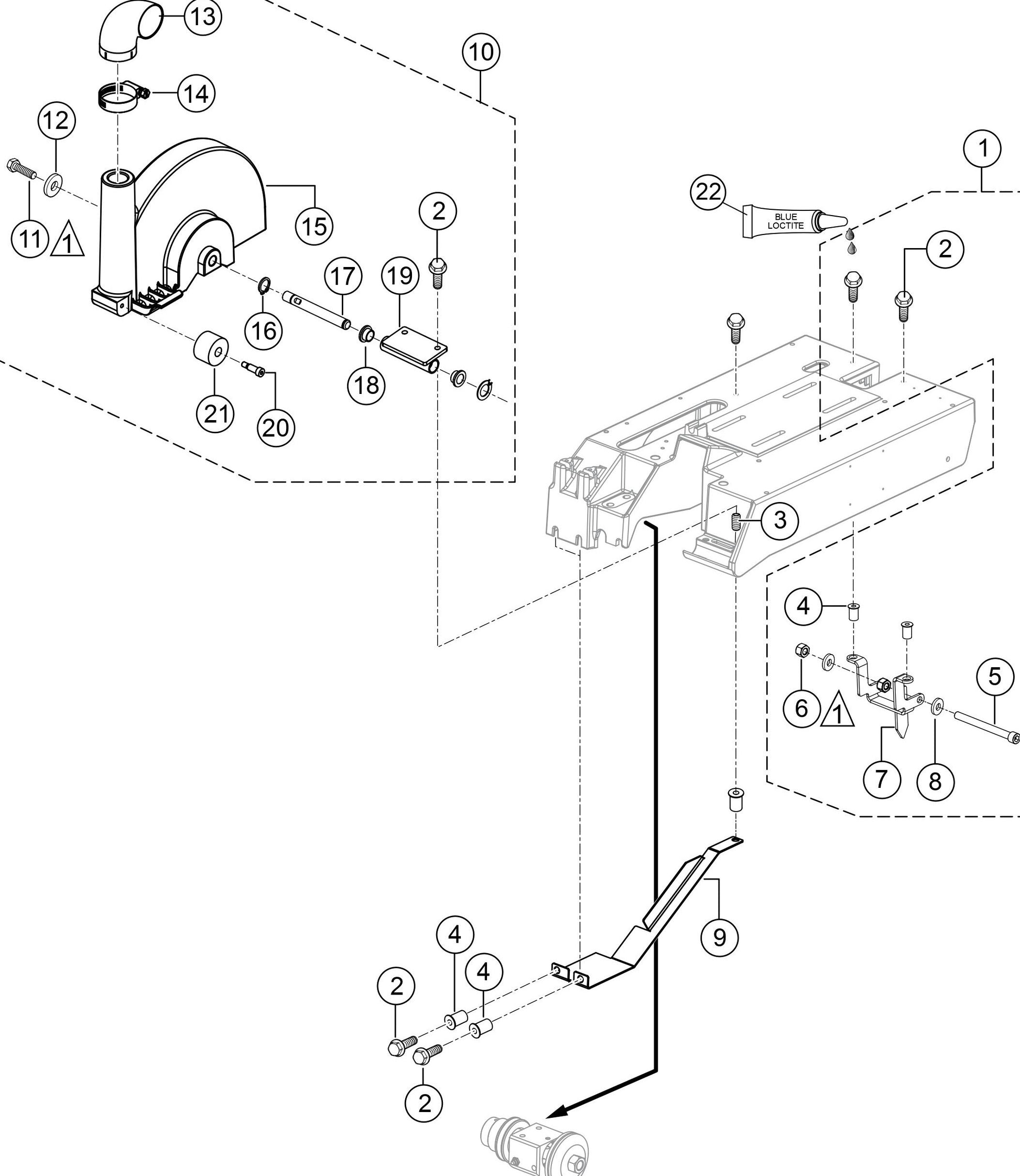 SP1G Blade Guard Assembly Parts